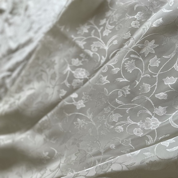 White lingerie teddy one-piece with floral detail from Presence Lingerie - Picture 13 of 13